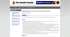 Desktop Screenshot of deathcookie.com