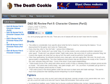 Tablet Screenshot of deathcookie.com